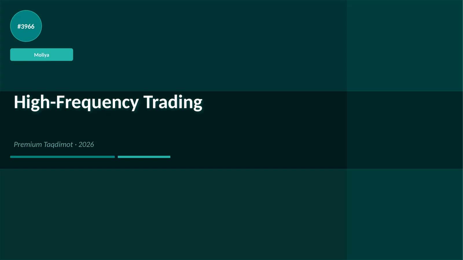 High-Frequency Trading 1