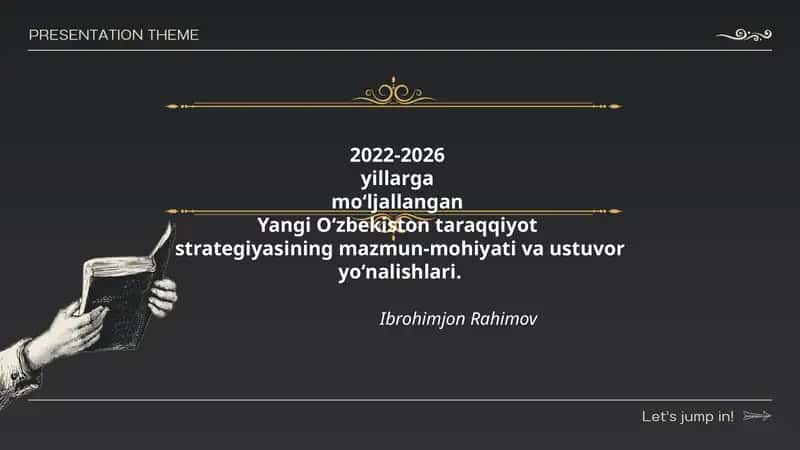Yangi O‘zbekiston taraqqiyot strategiyasi 1