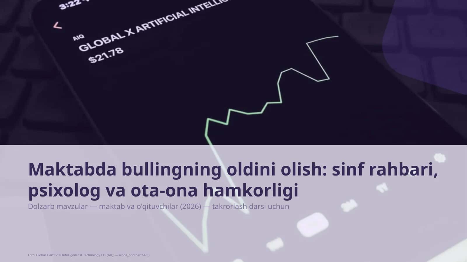 Dolzarb mavzular — maktab va o'qituvchilar (2026) — takrorlash darsi uchun 1