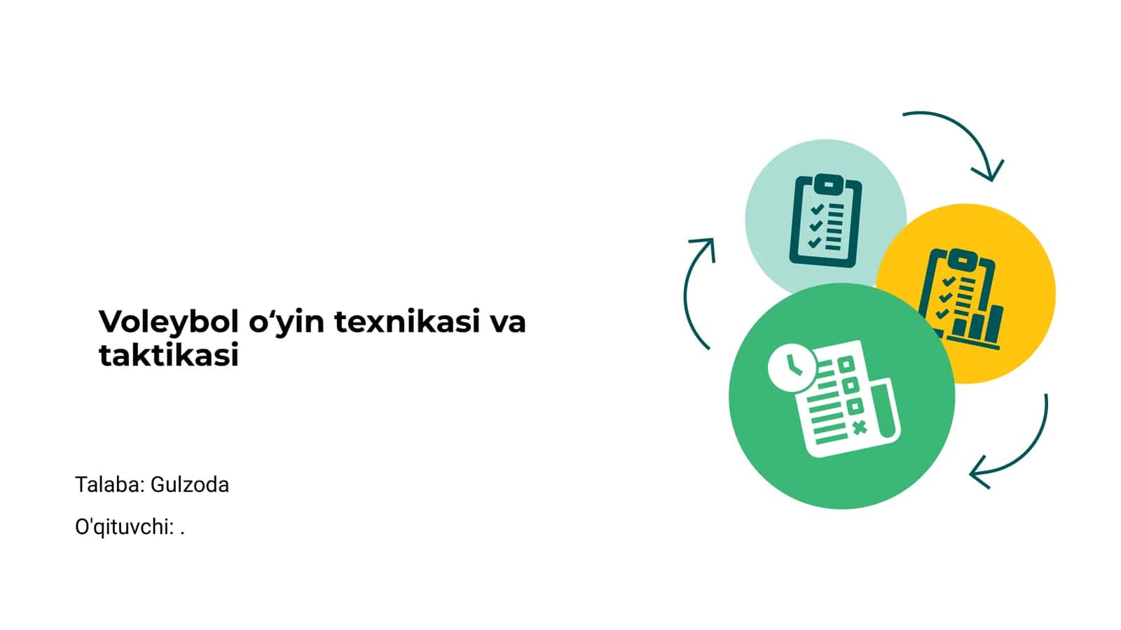 Voleybol o‘yin texnikasi va taktikasi 1
