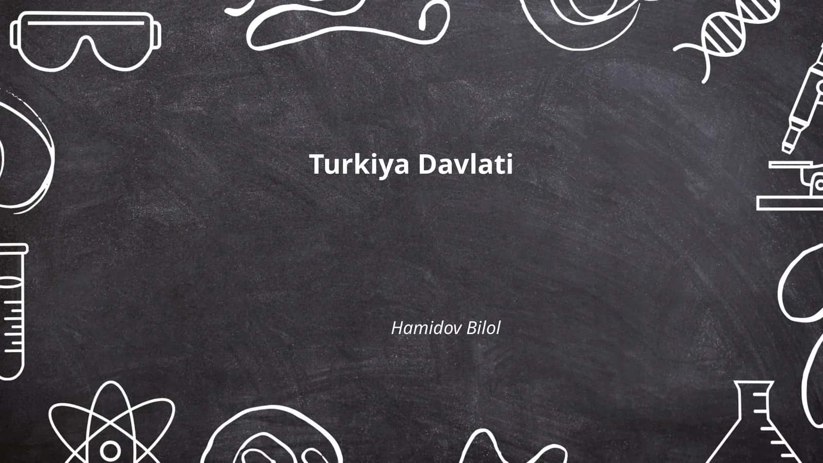 Turkiya Respublikasi Tarixi 1