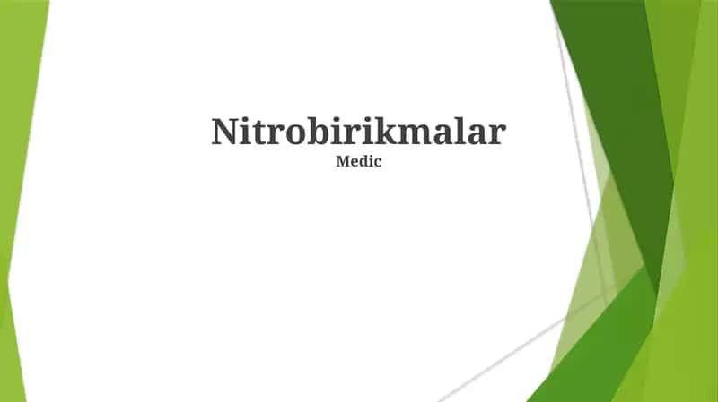 Nitrobirikmalar 1