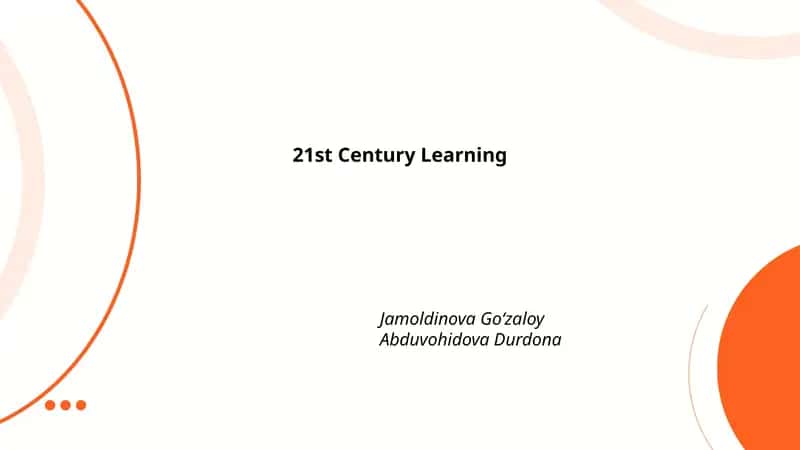 21st Century Learning 1