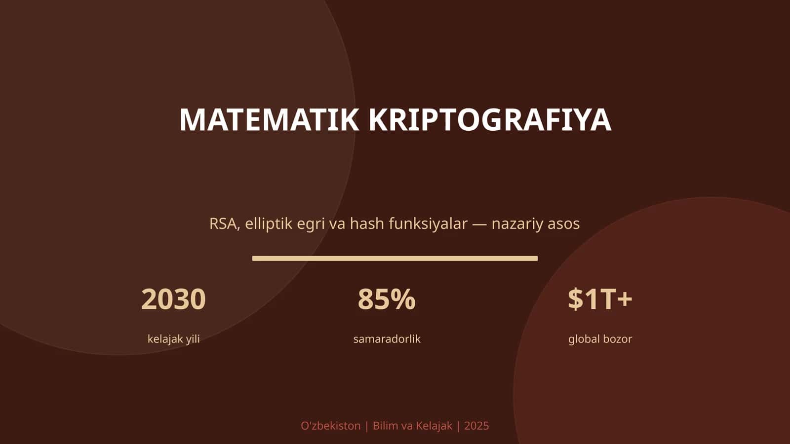 Matematik Kriptografiya 1