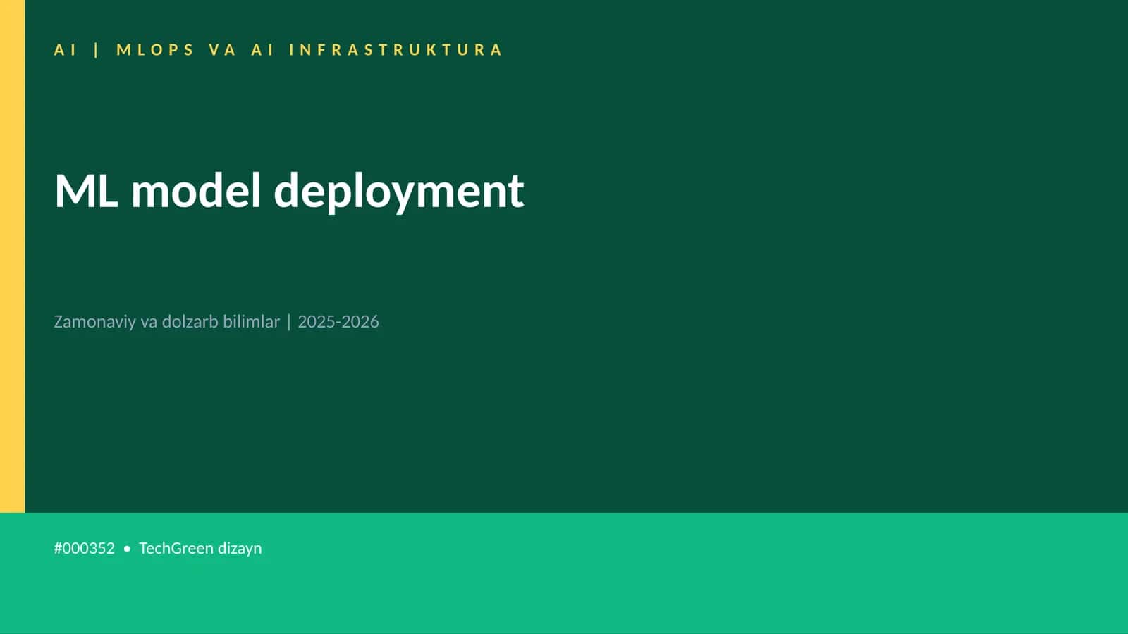 ML model deployment 1