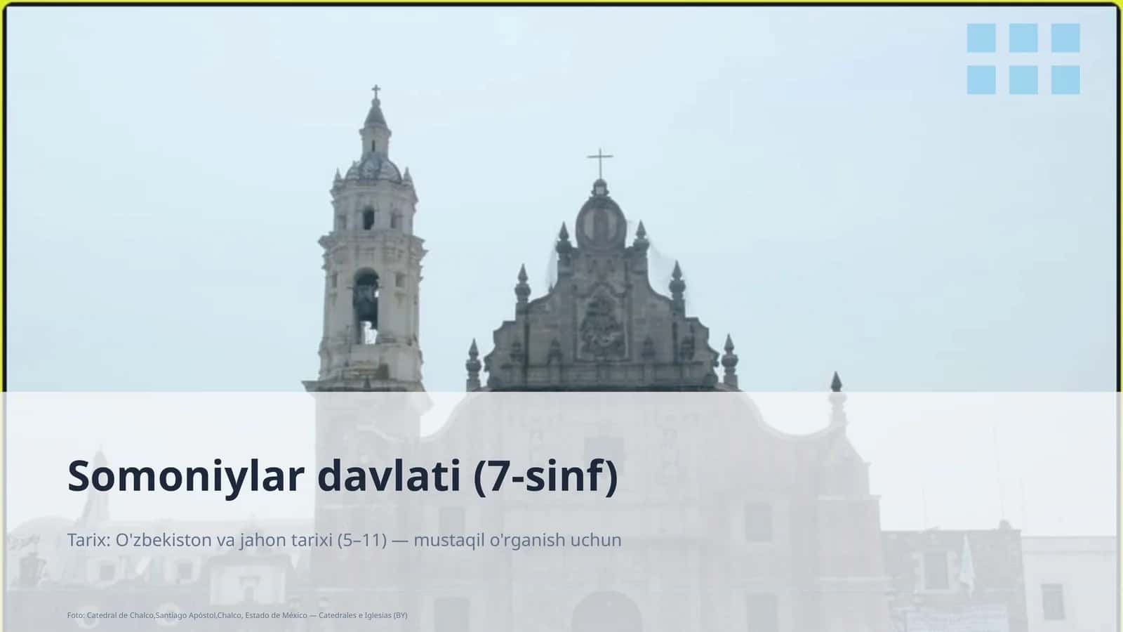 Somoniylar davlati (7-sinf) 1