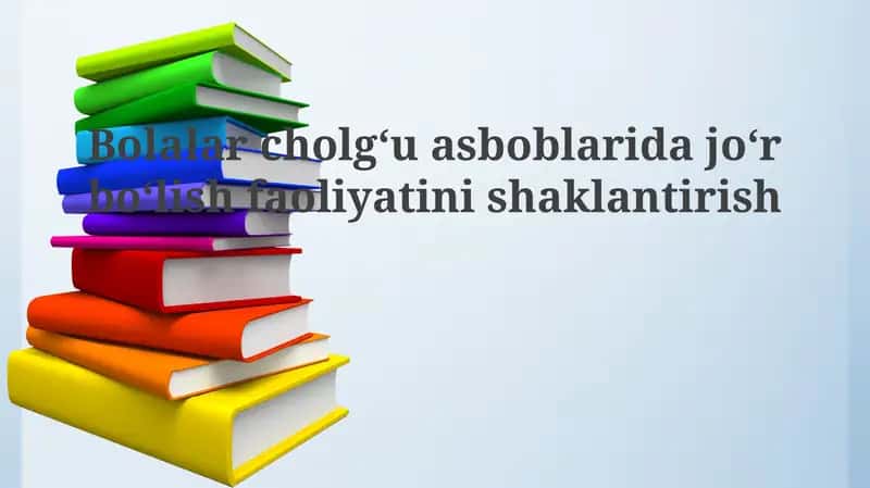 Bolalar musiqa asboblarida jo‘rlik mashg‘ulotlarini ishlab chiqish 1