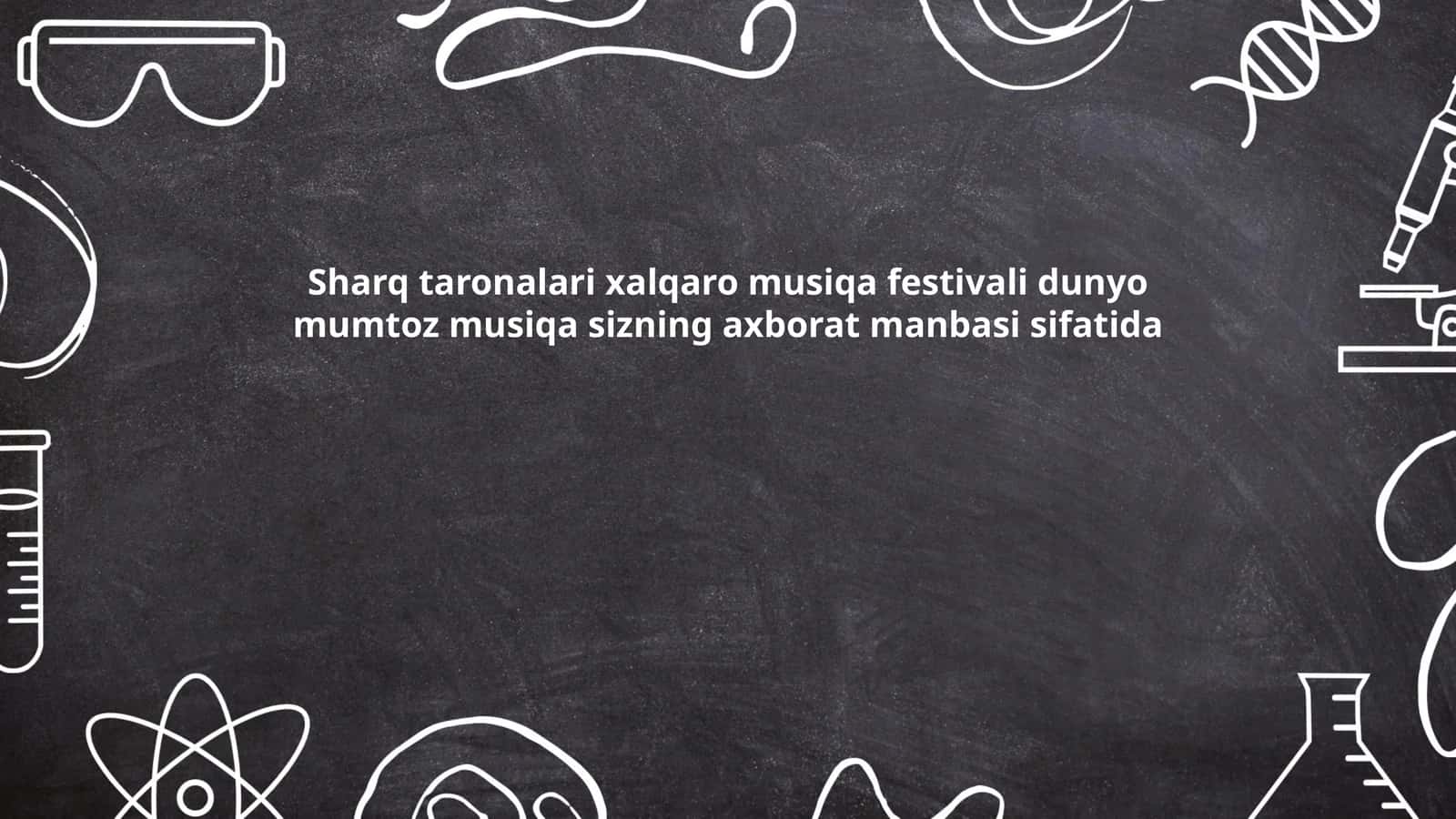 Sharq Taronalari xalqaro musiqa festivali haqida ma'lumotnomasi 1