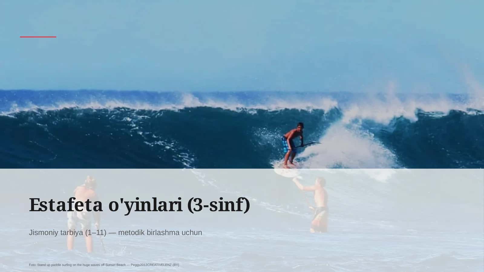Estafeta o'yinlari (3-sinf) 1