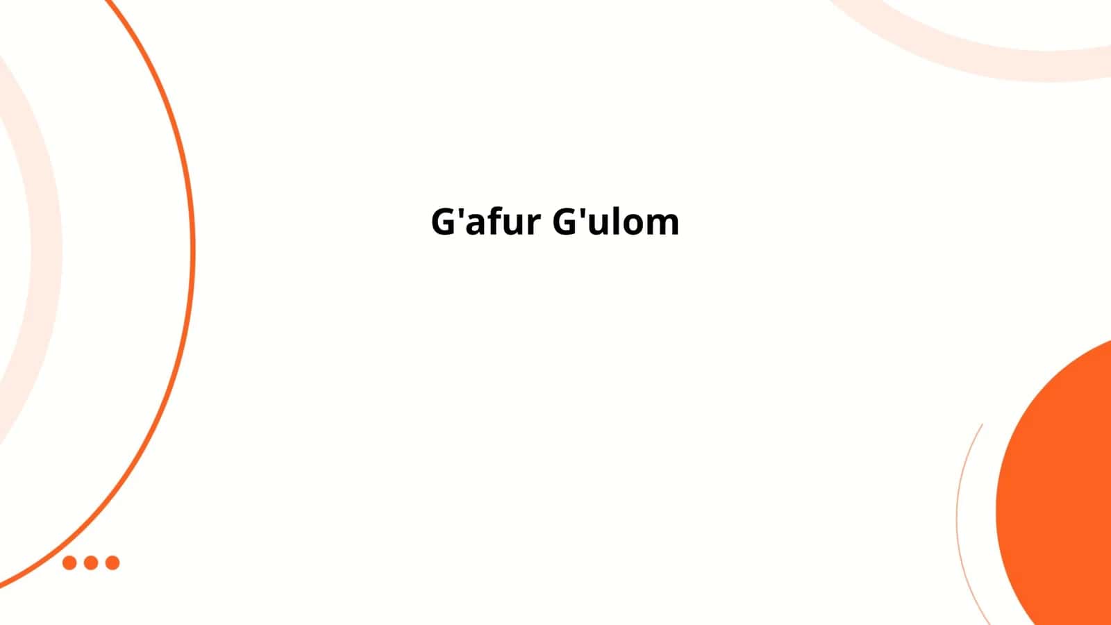 G'afur G'ulom 1