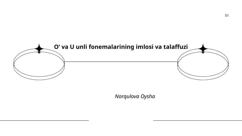 Oʻ va U unli fonemalarining imlosi va talaffuzi 1