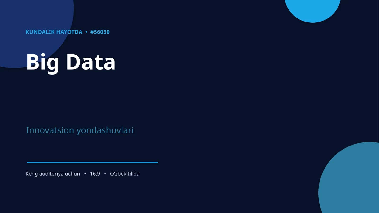 KUNDALIK HAYOTDA • #56030 1