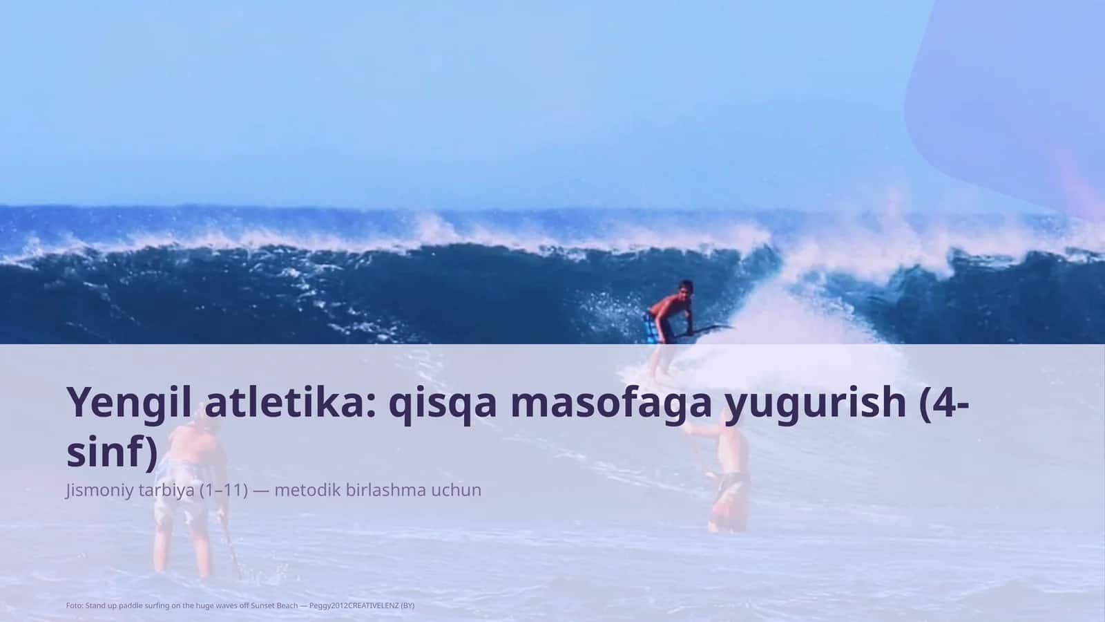 Yengil atletika: qisqa masofaga yugurish (4-sinf) 1