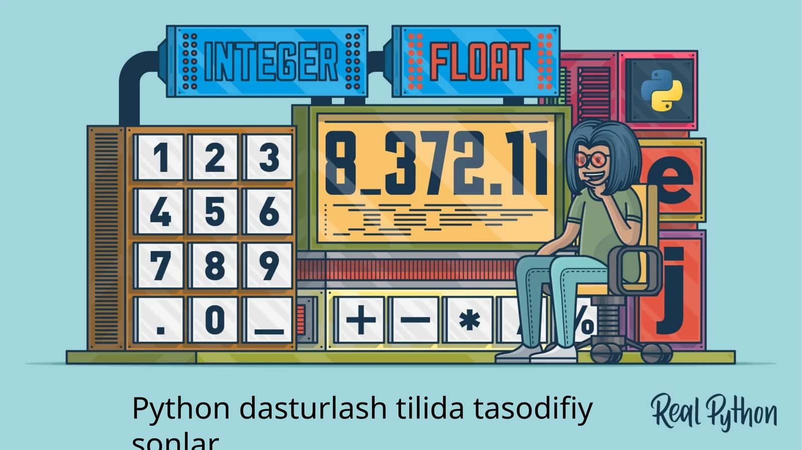 Python dasturlash tilida tasodifiy sonlar 1