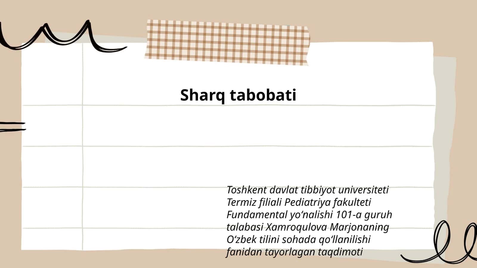 Sharq tabobati 1