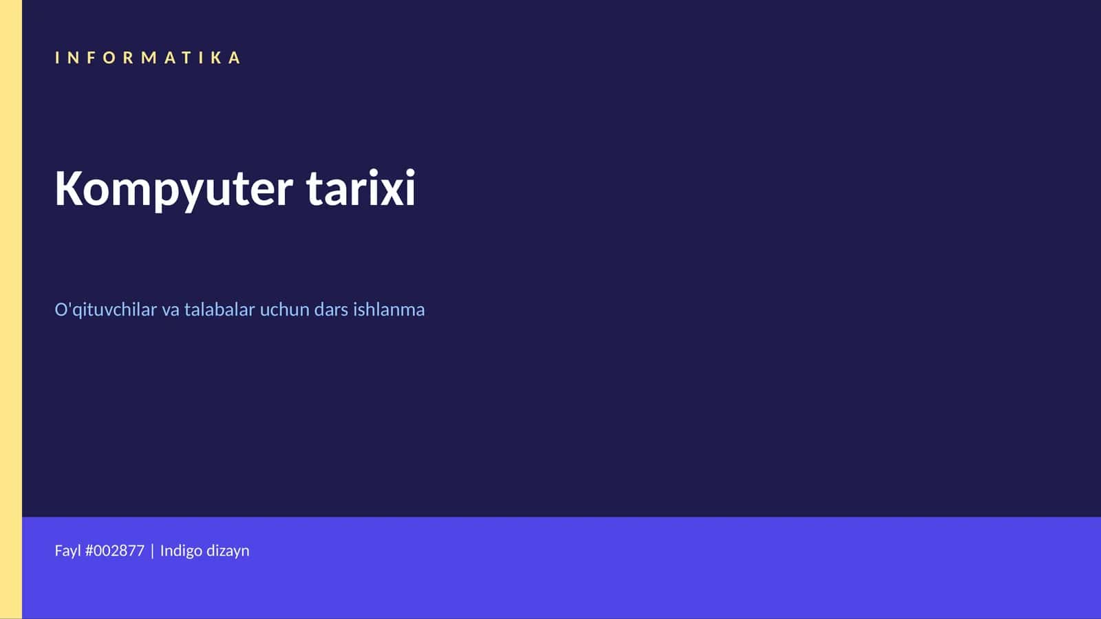 Kompyuter tarixi 1