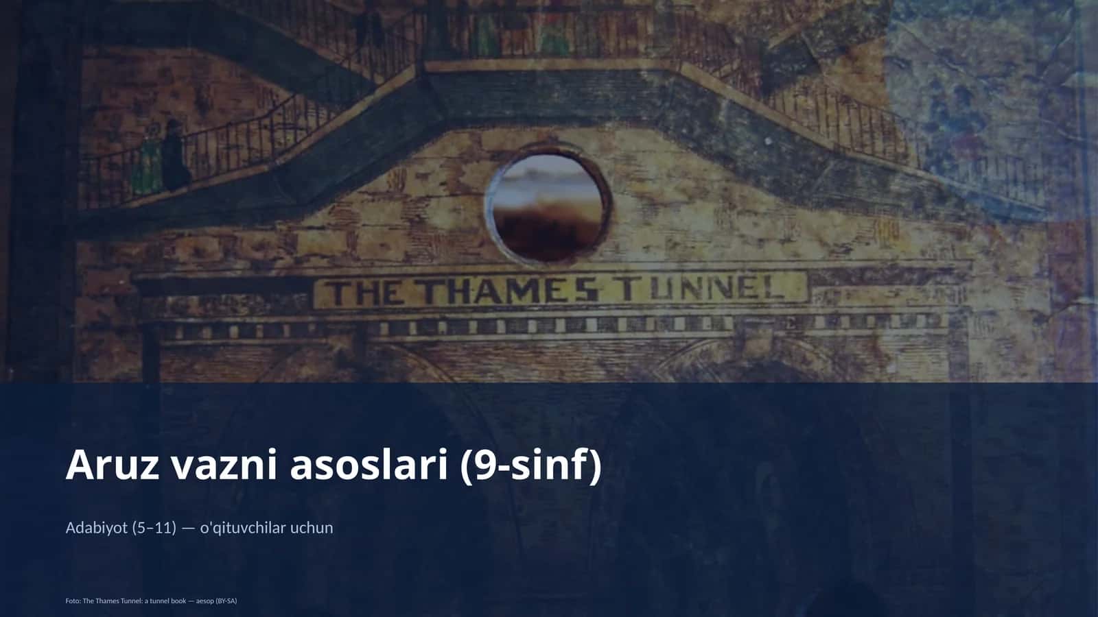 Aruz vazni asoslari (9-sinf) 1