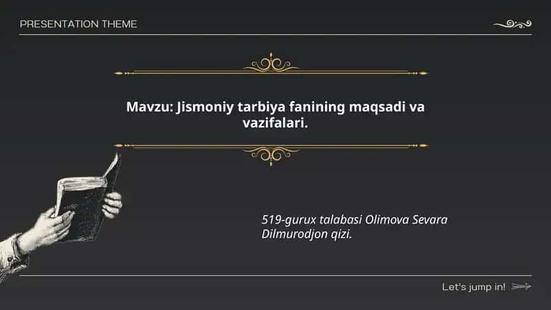 Jismoniy tarbiya fanining maqsadi va vazifalari 1