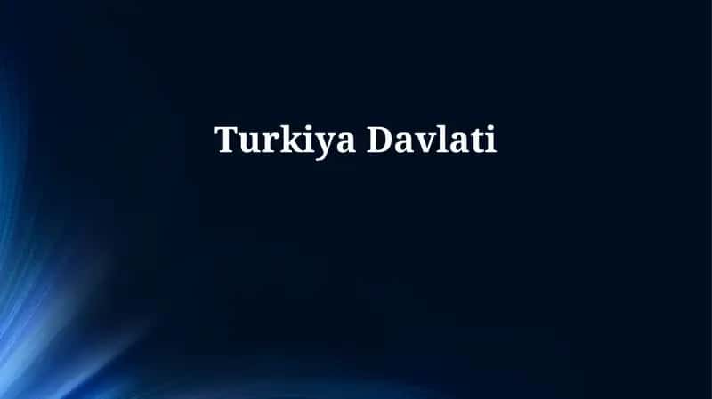 Turkiya Davlati 1