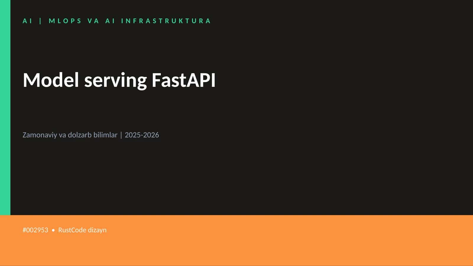 Model serving FastAPI 1