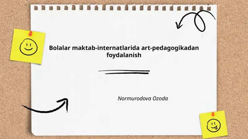 Art-pedagogikadan foydalanish 1