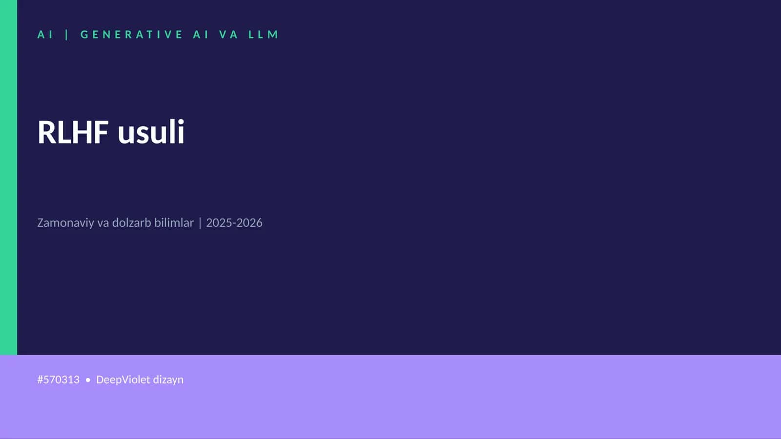 RLHF usuli 1
