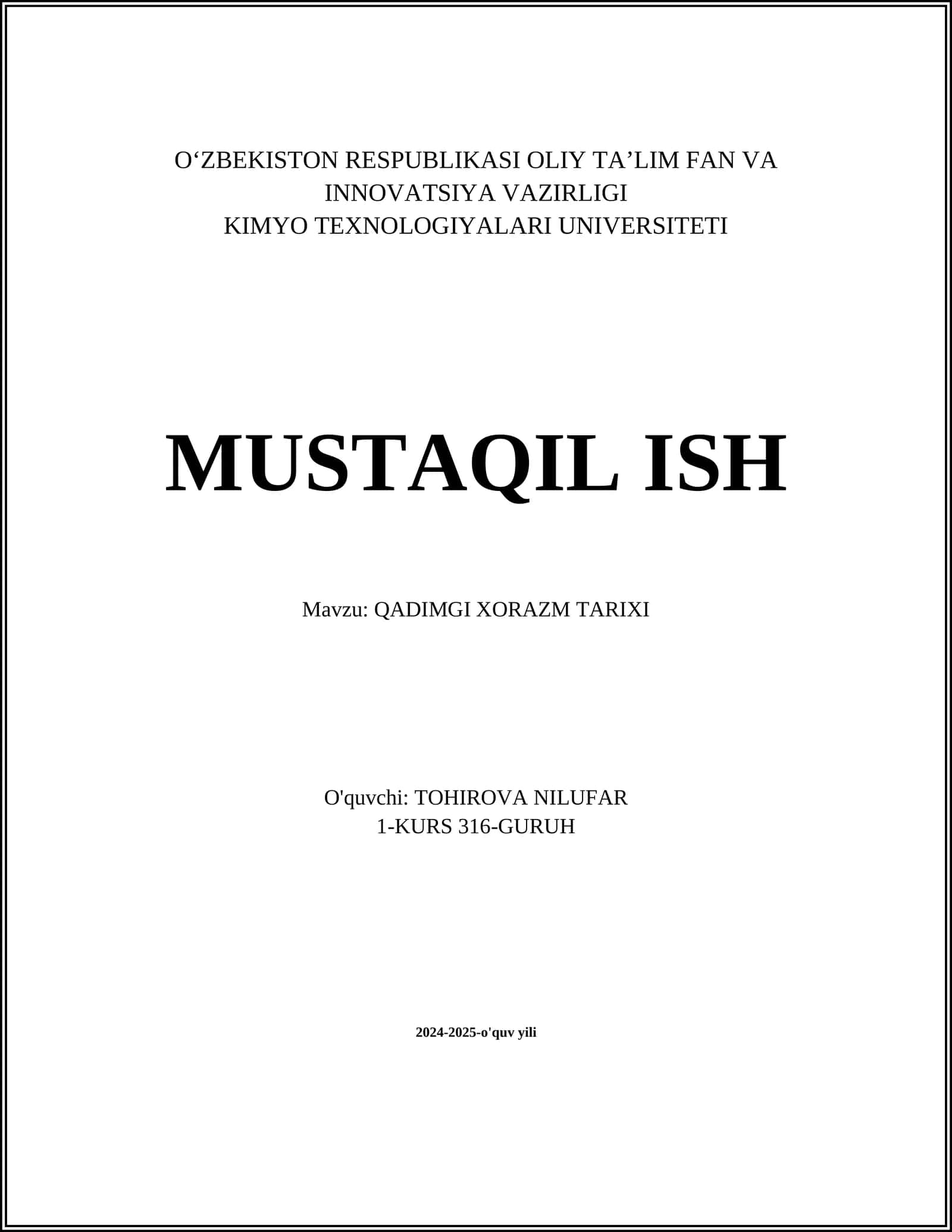 QADIMGI XORAZM TARIXI 1
