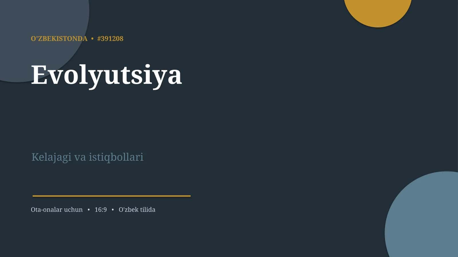 Evolyutsiya 1