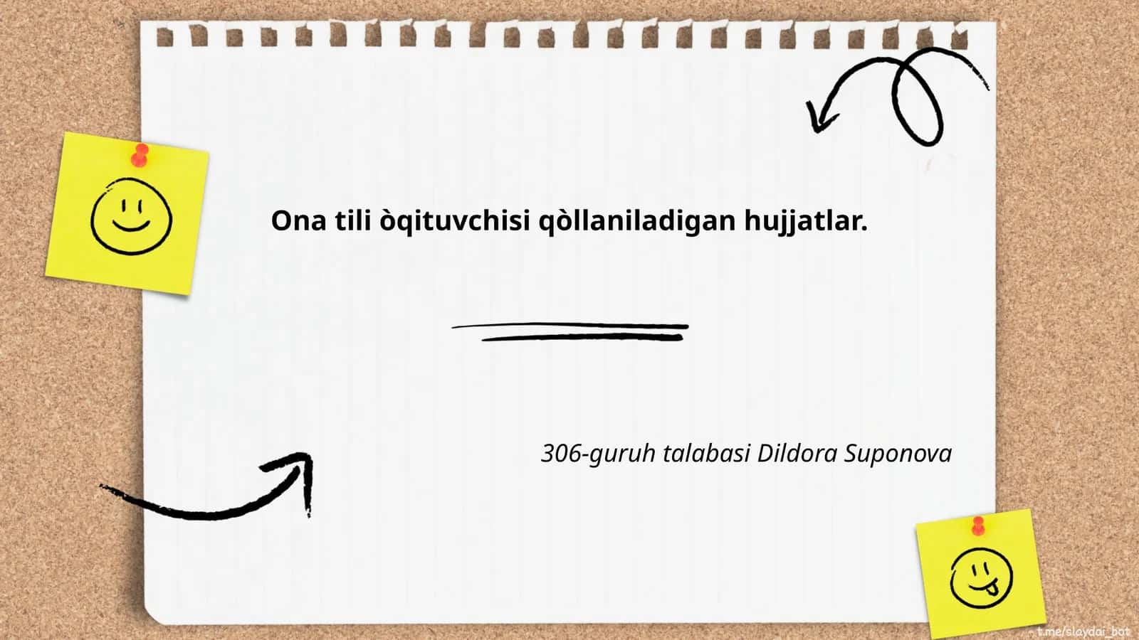 Dars rejasi 1