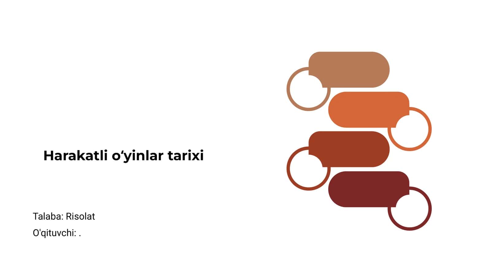 Harakatli o‘yinlar tarixi 1