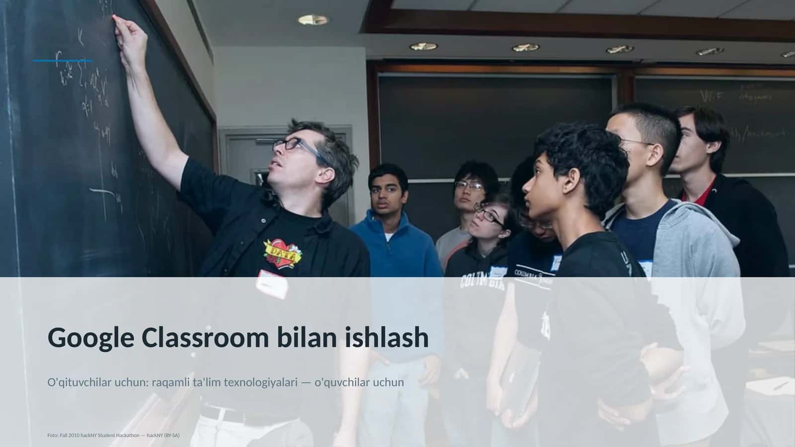 Google Classroom bilan ishlash 1