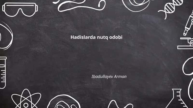 Hadislarda Nutq Odobi 1