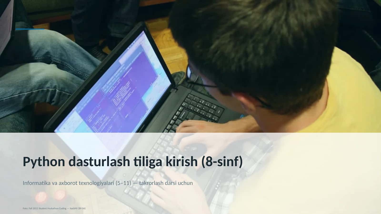 Python dasturlash tiliga kirish (8-sinf) 1