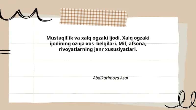 Xalq ogzaki ijodi 1
