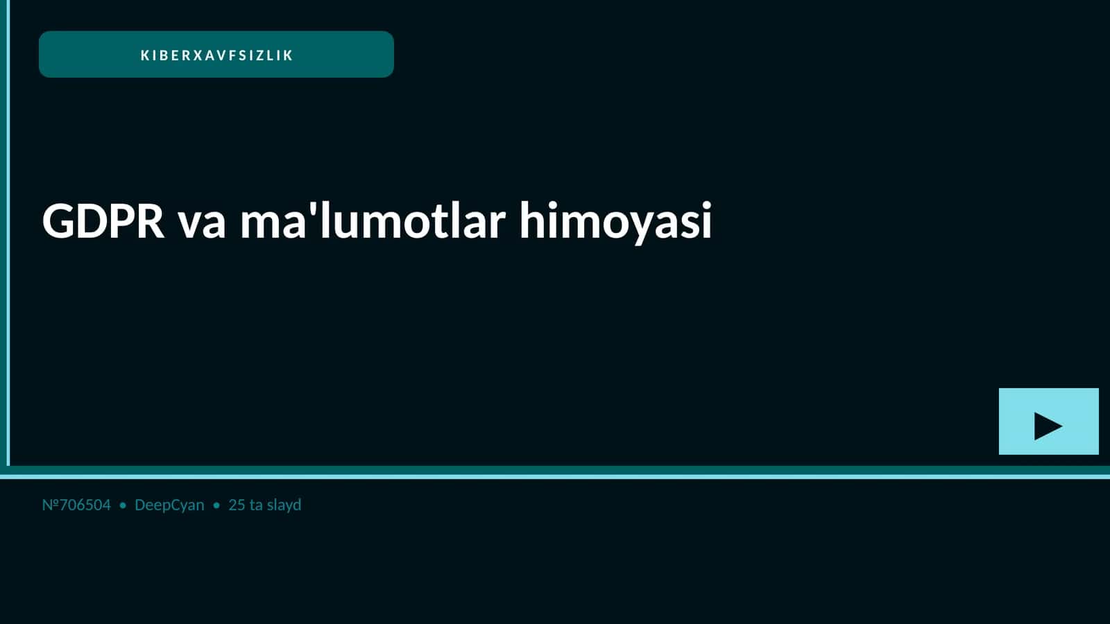 KIBERXAVFSIZLIK 1