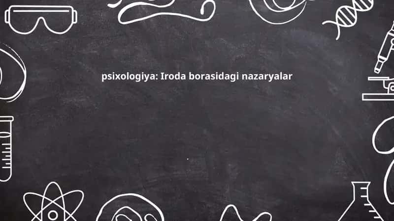 Iroda borasidagi nazaryalar 1