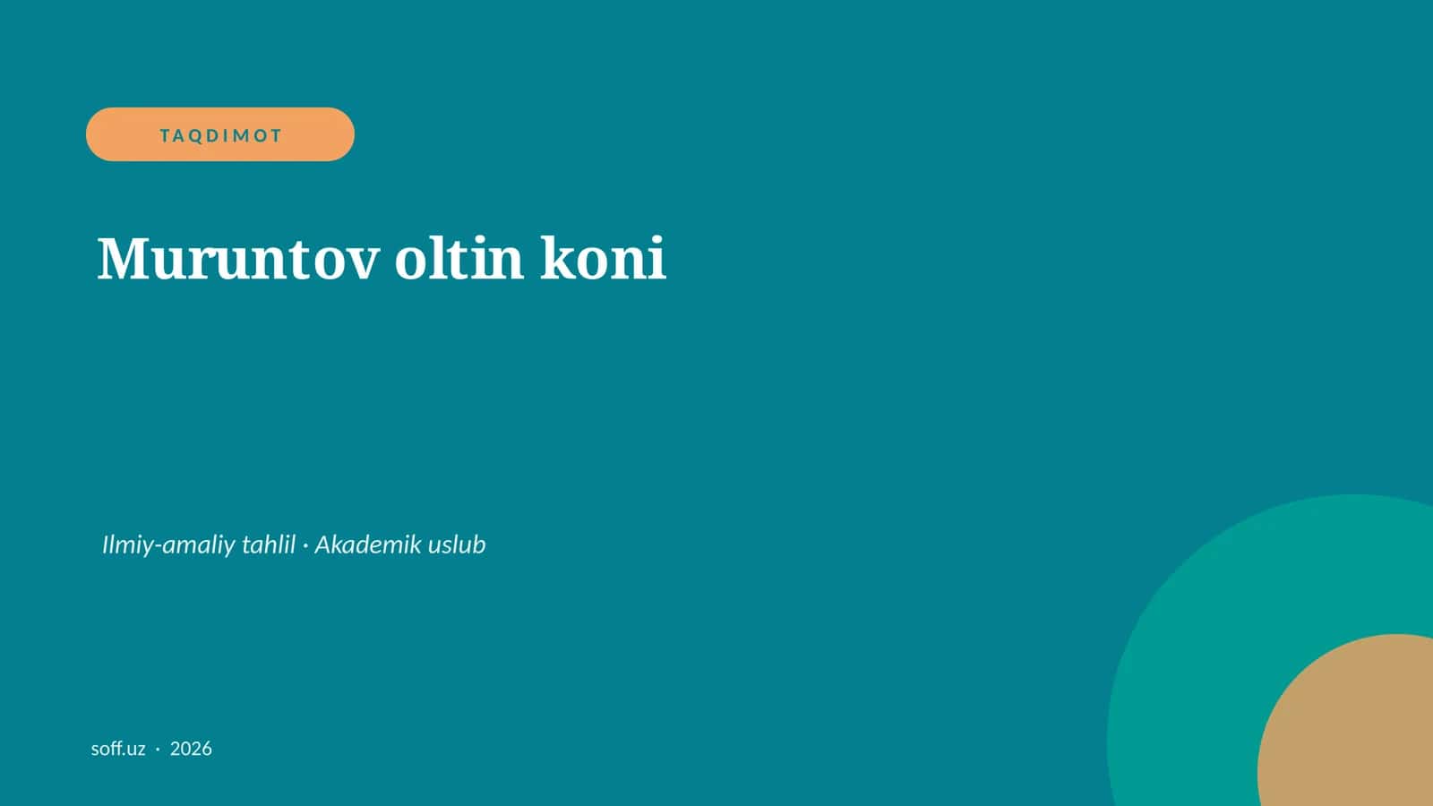 Muruntov oltin koni 1