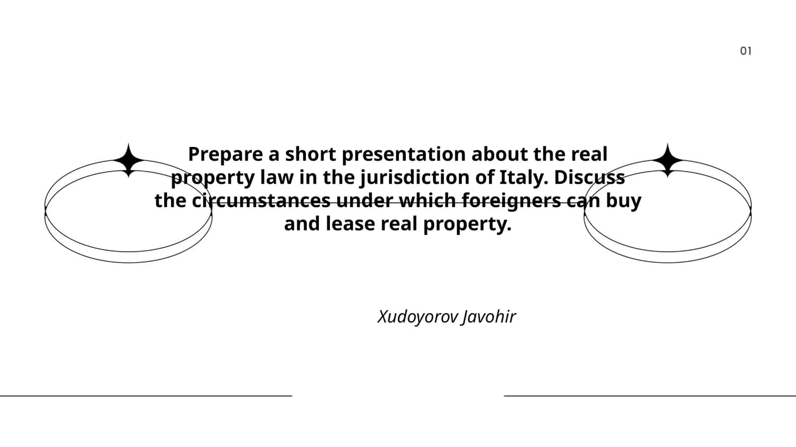 Real Property Law in Italy 1