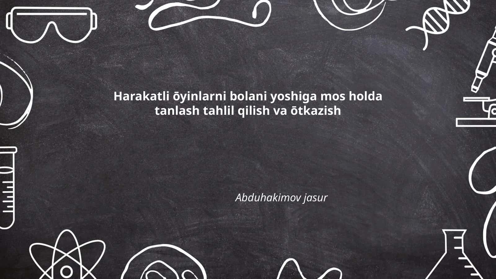 Yoshga mos harakatli o‘yinlarni tanlash mezonlari 1