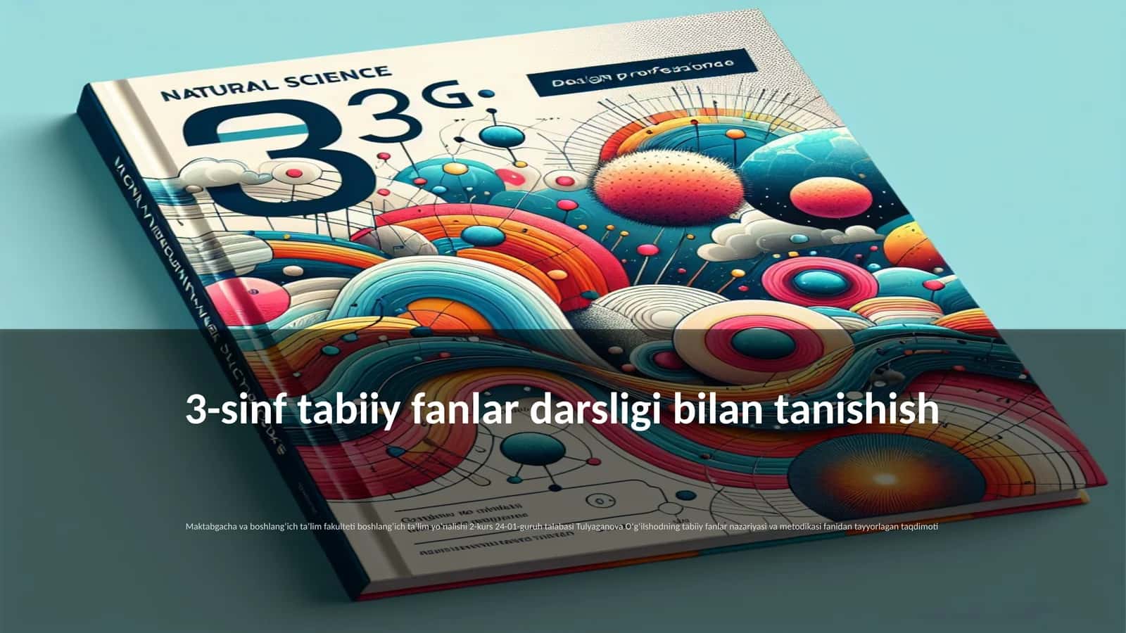 3-sinf tabiiy fanlar darsligi bilan tanishish 1