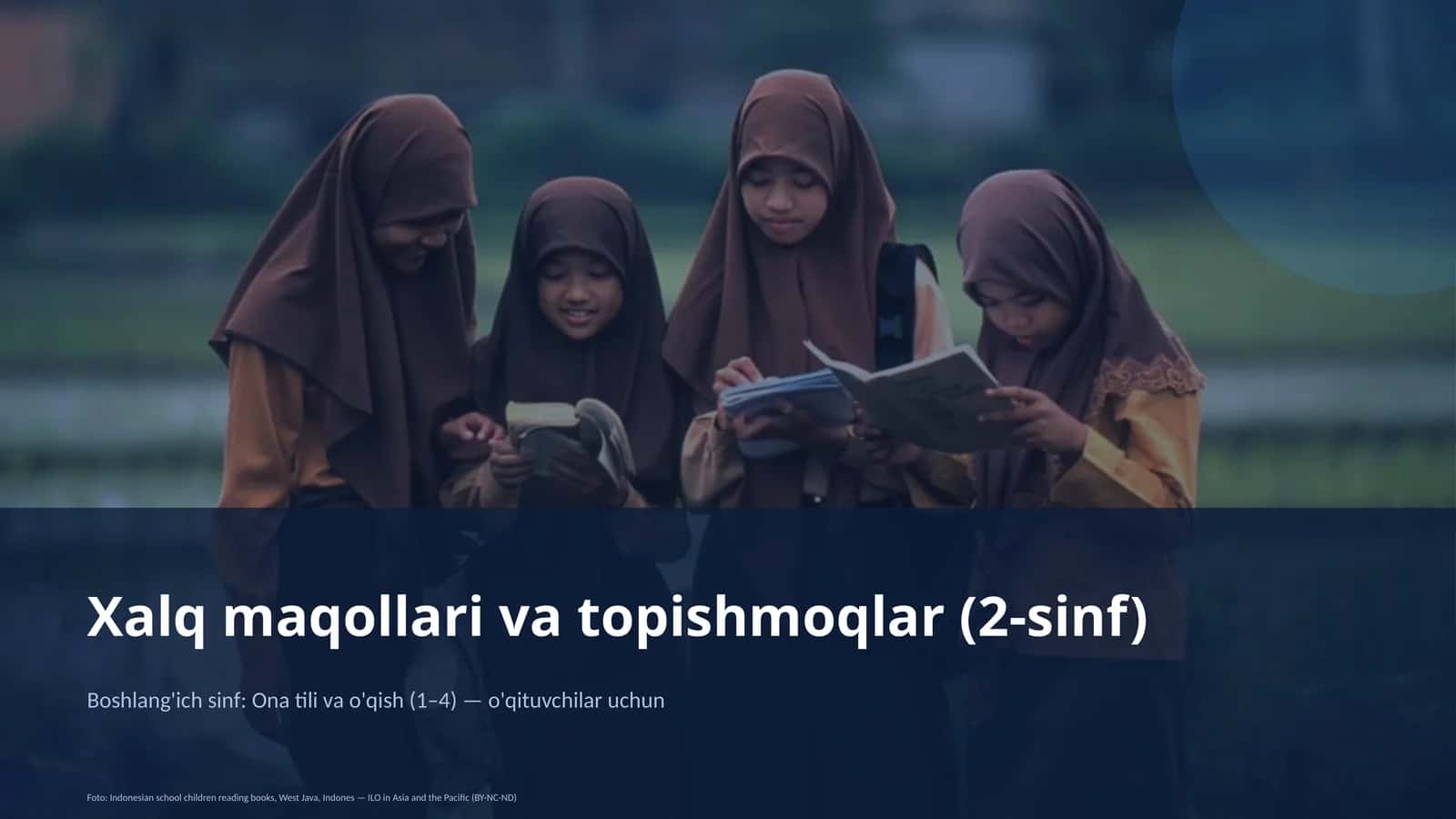 Xalq maqollari va topishmoqlar (2-sinf) 1