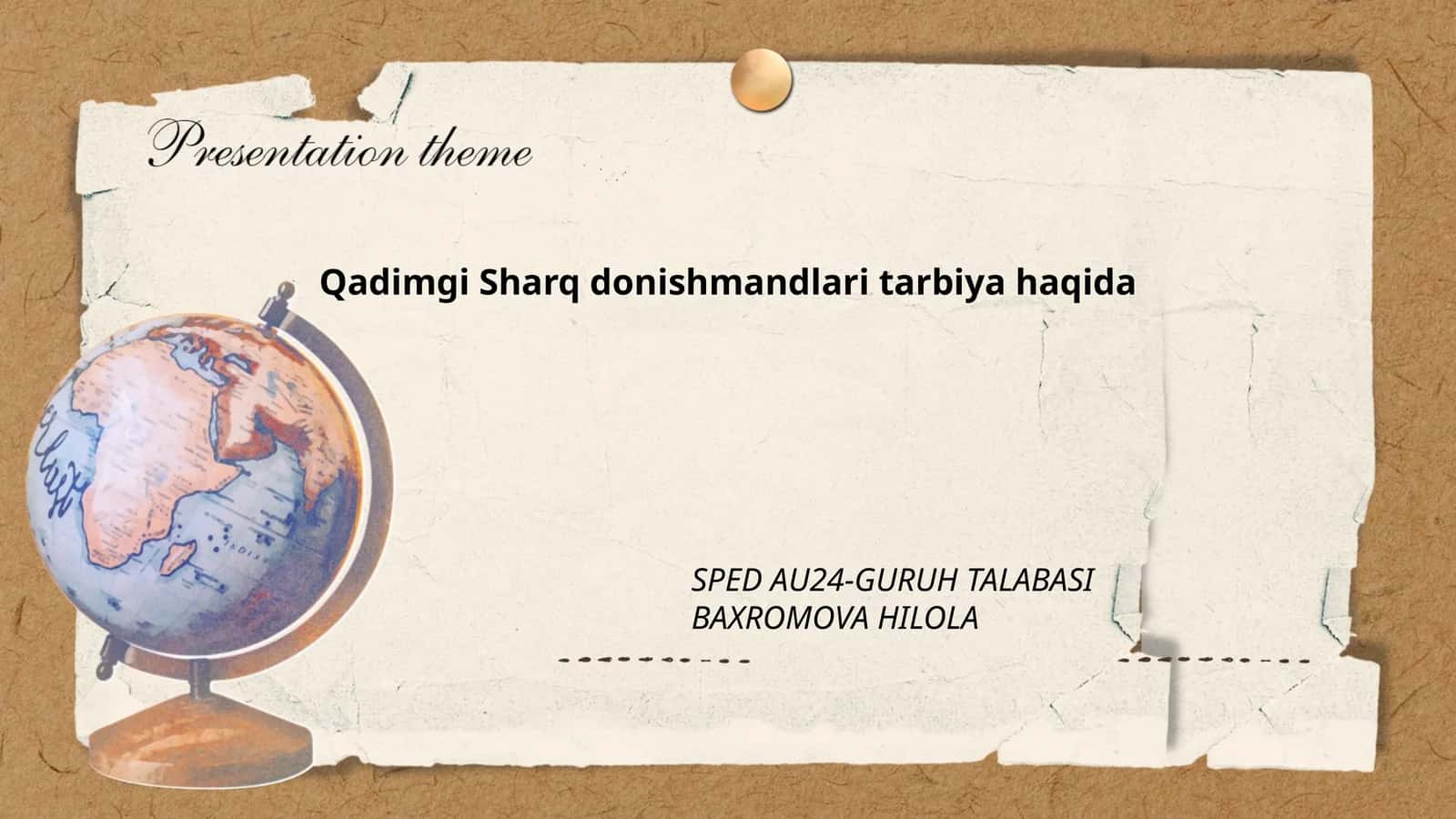Qadimgi Sharq donishmandlari tarbiya haqida 1
