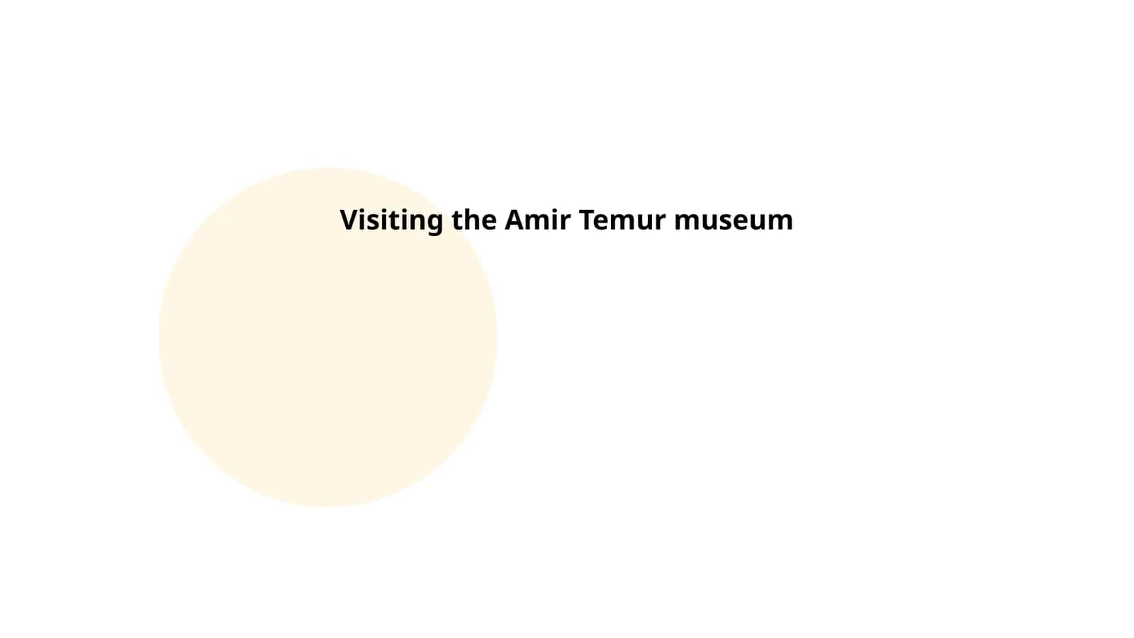 Amir Temur museum 1