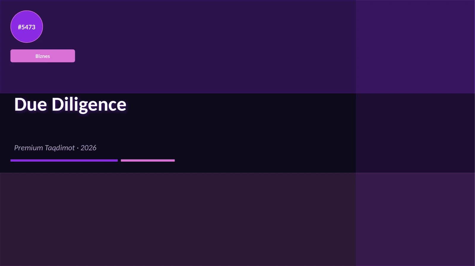 Due Diligence 1