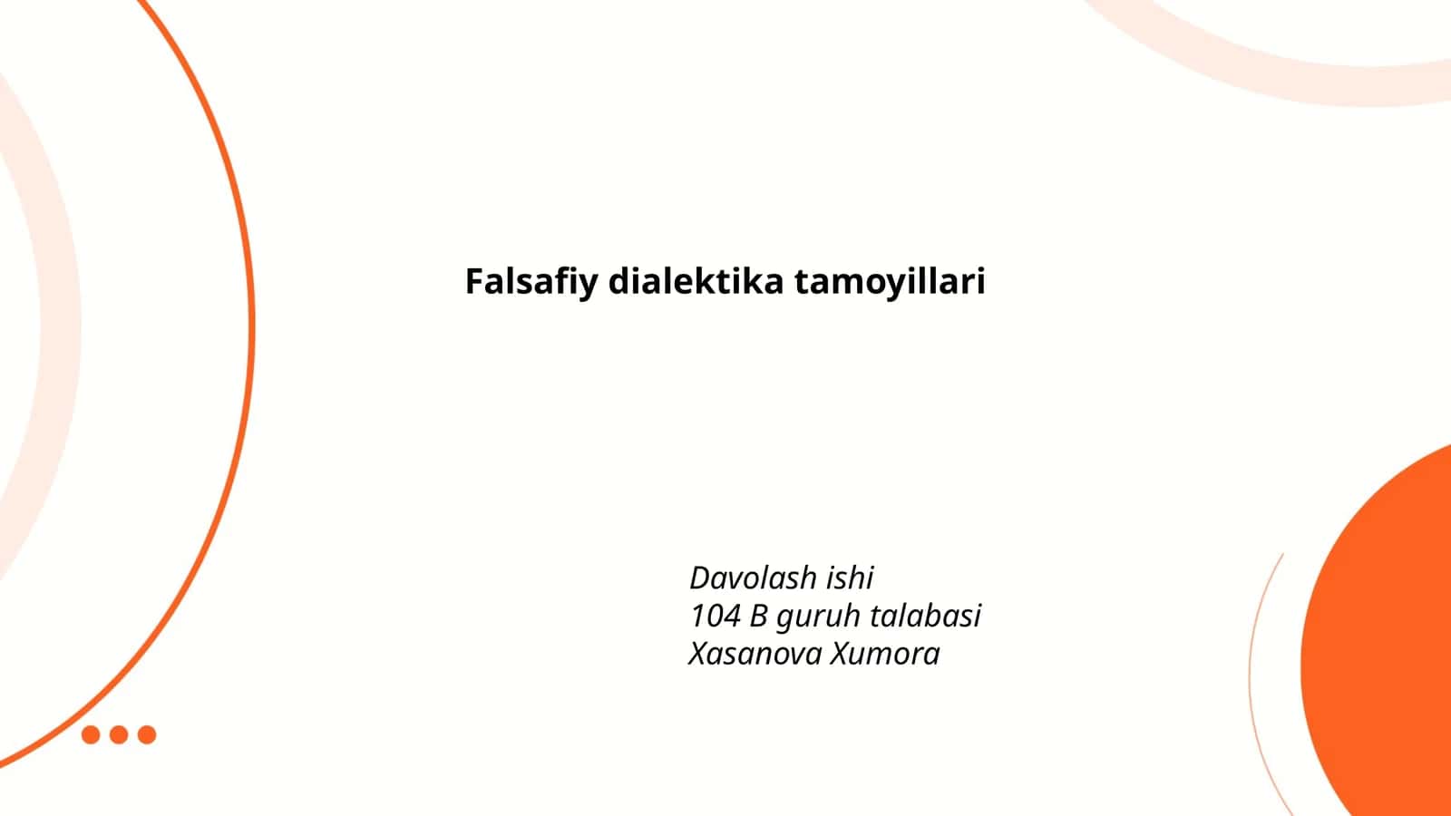 Falsafiy dialektika tamoyillari 1