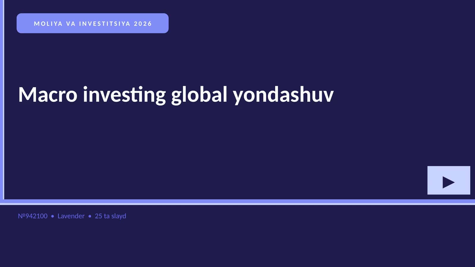 MOLIYA VA INVESTITSIYA 2026 1