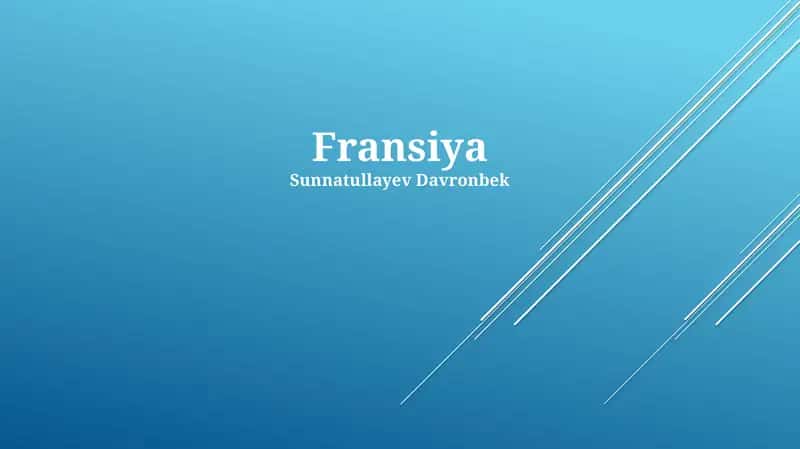 Fransiya 1