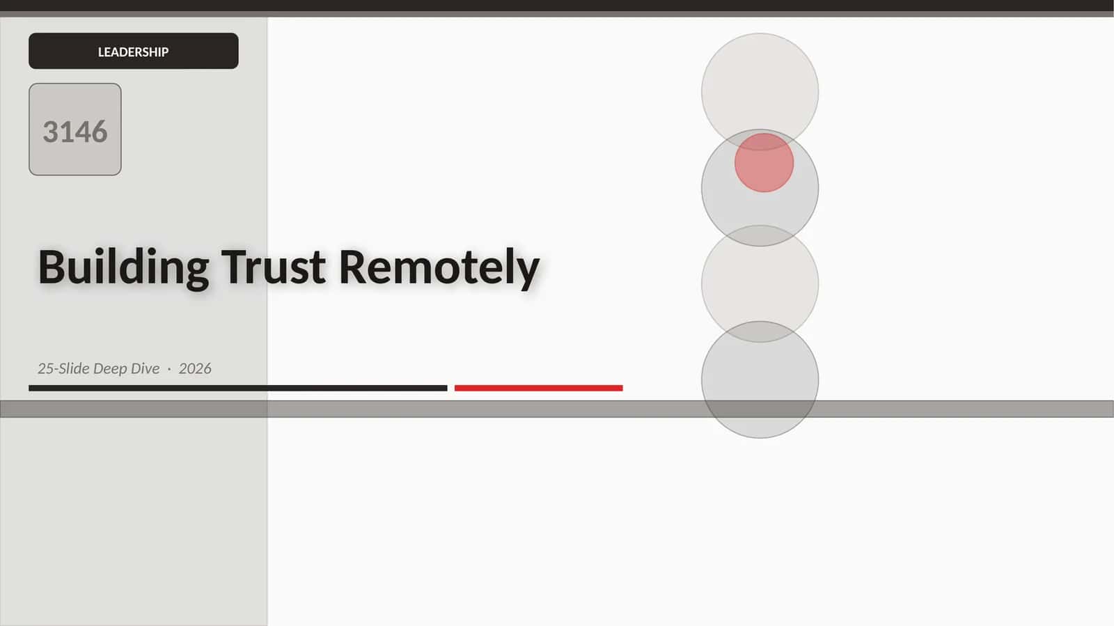 Building Trust Remotely 1