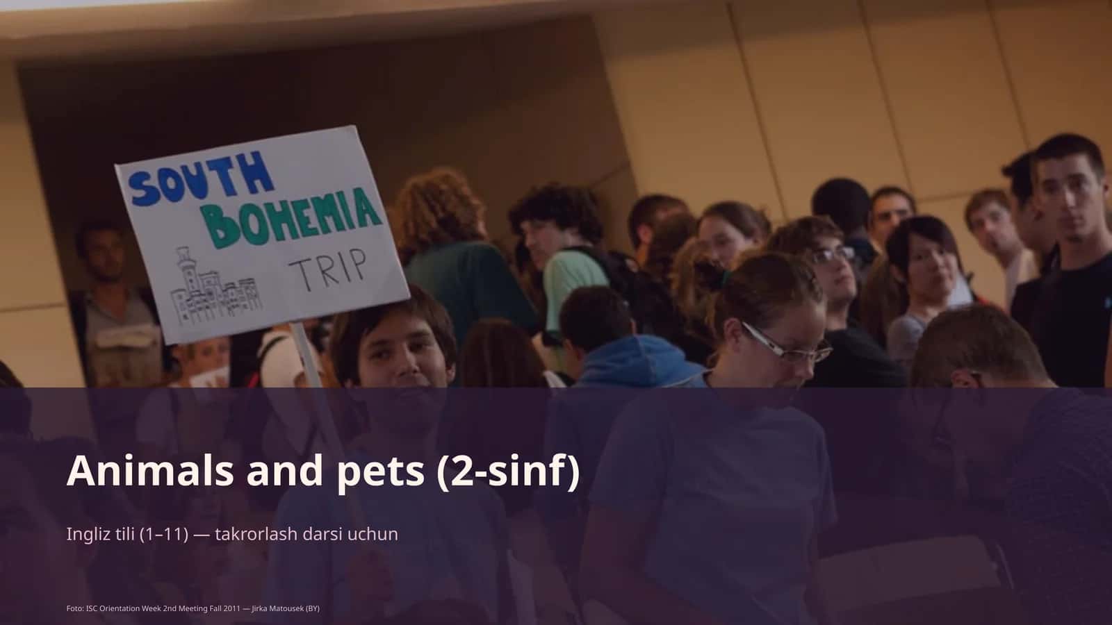 Animals and pets (2-sinf) 1