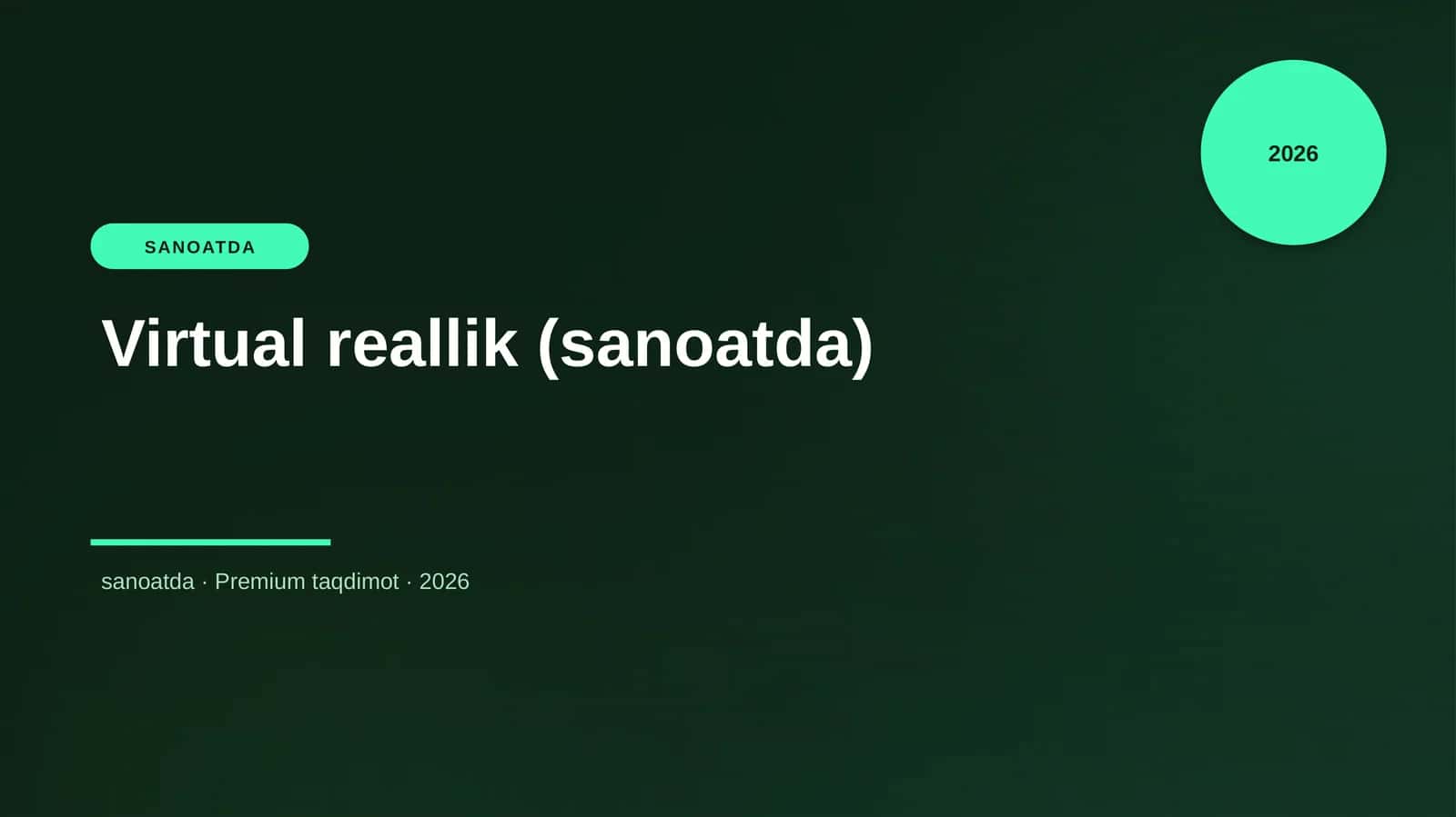 Virtual reallik (sanoatda) 1